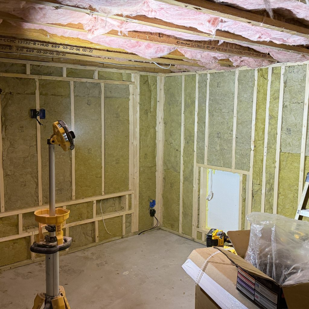 Building Out the Theater Room