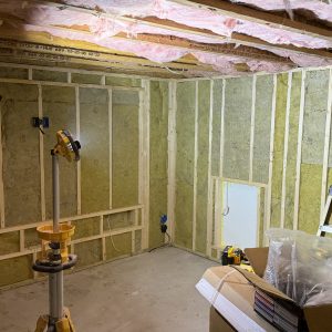 Building Out the Theater Room