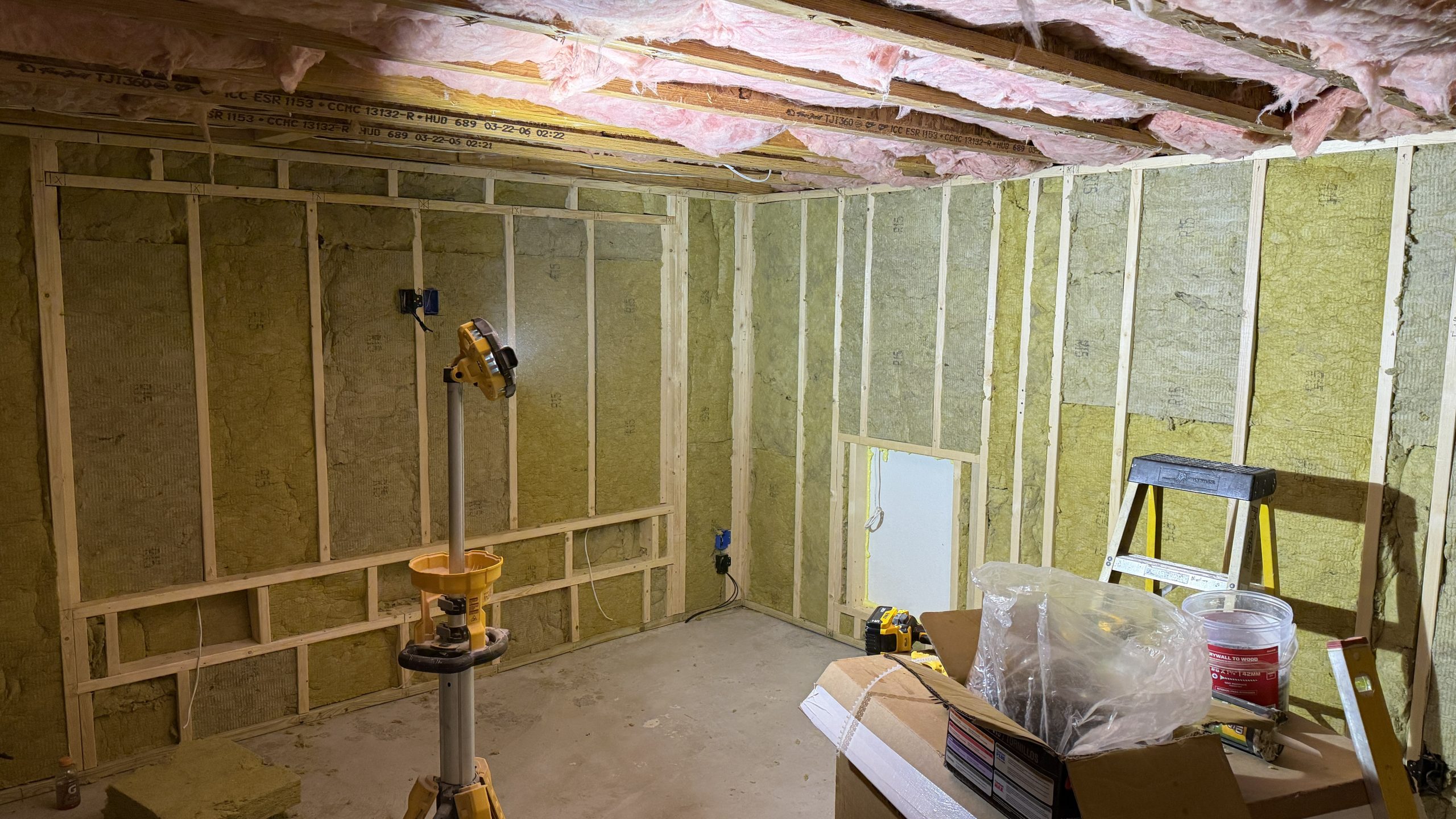 Building Out the Theater Room